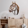 Wallity Horse - 3 Escultura de Pared Multicolor